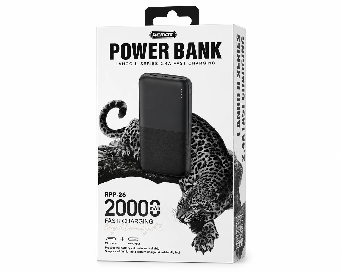PowerBank Remax RPP-26 2.4A Lango II Series 20000mAh
