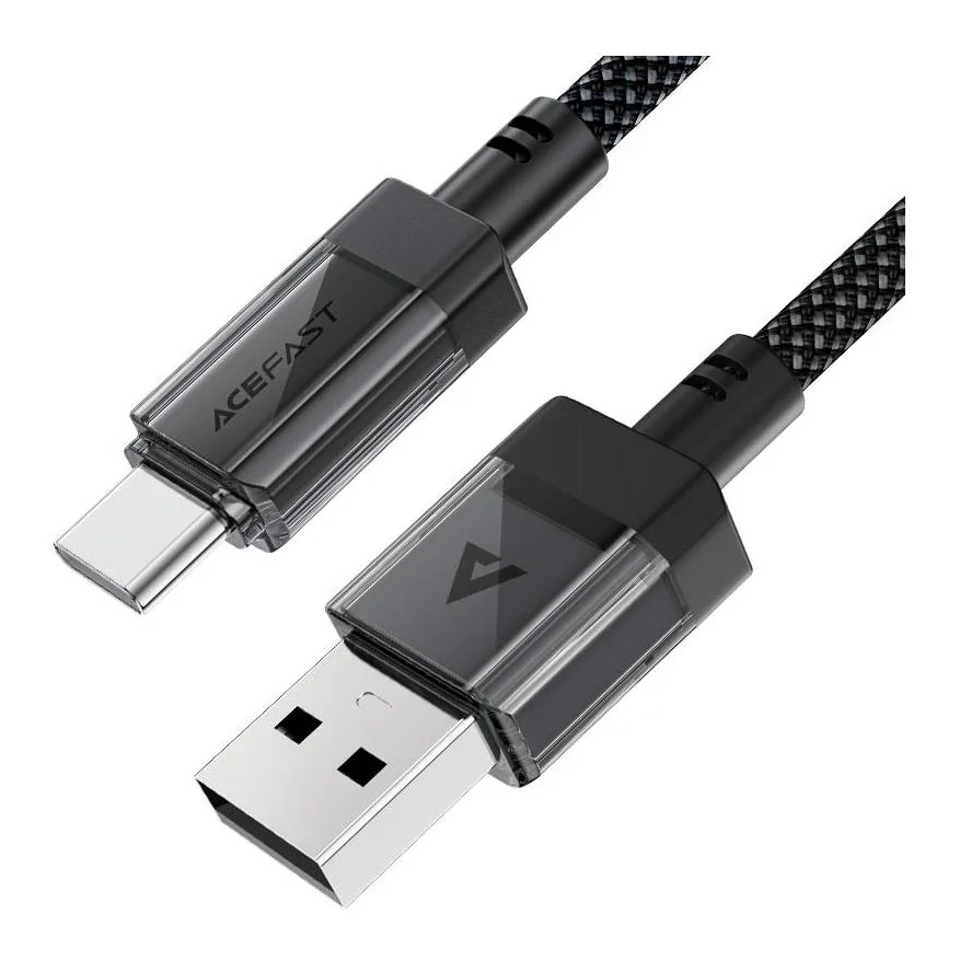Кабель Acefast C12-04 Shell Stainless Steel USB to USB-C