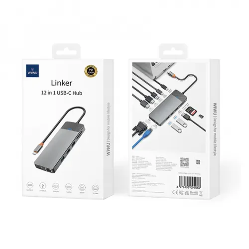 Перехідник Wiwu 12in1 Linker Series