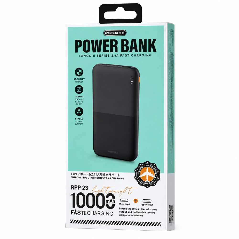 PowerBank Remax RPP-23 Lango II Series 2.4A 10000mAh