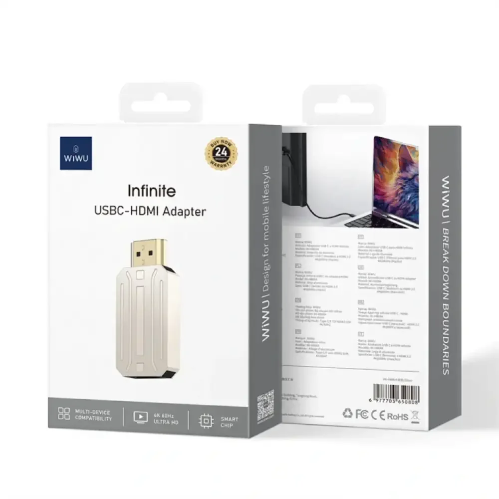 Адаптер Wiwu USB-C to HDMI Infinite Wi-HB004 Series