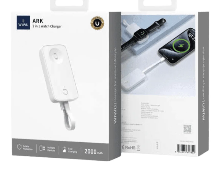 Бездротова зарядка Wiwu Wi-M22 2in1 Ark Series