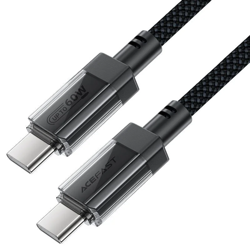 Кабель Acefast C12-03 Shell Stainless Steel USB-C to USB-C