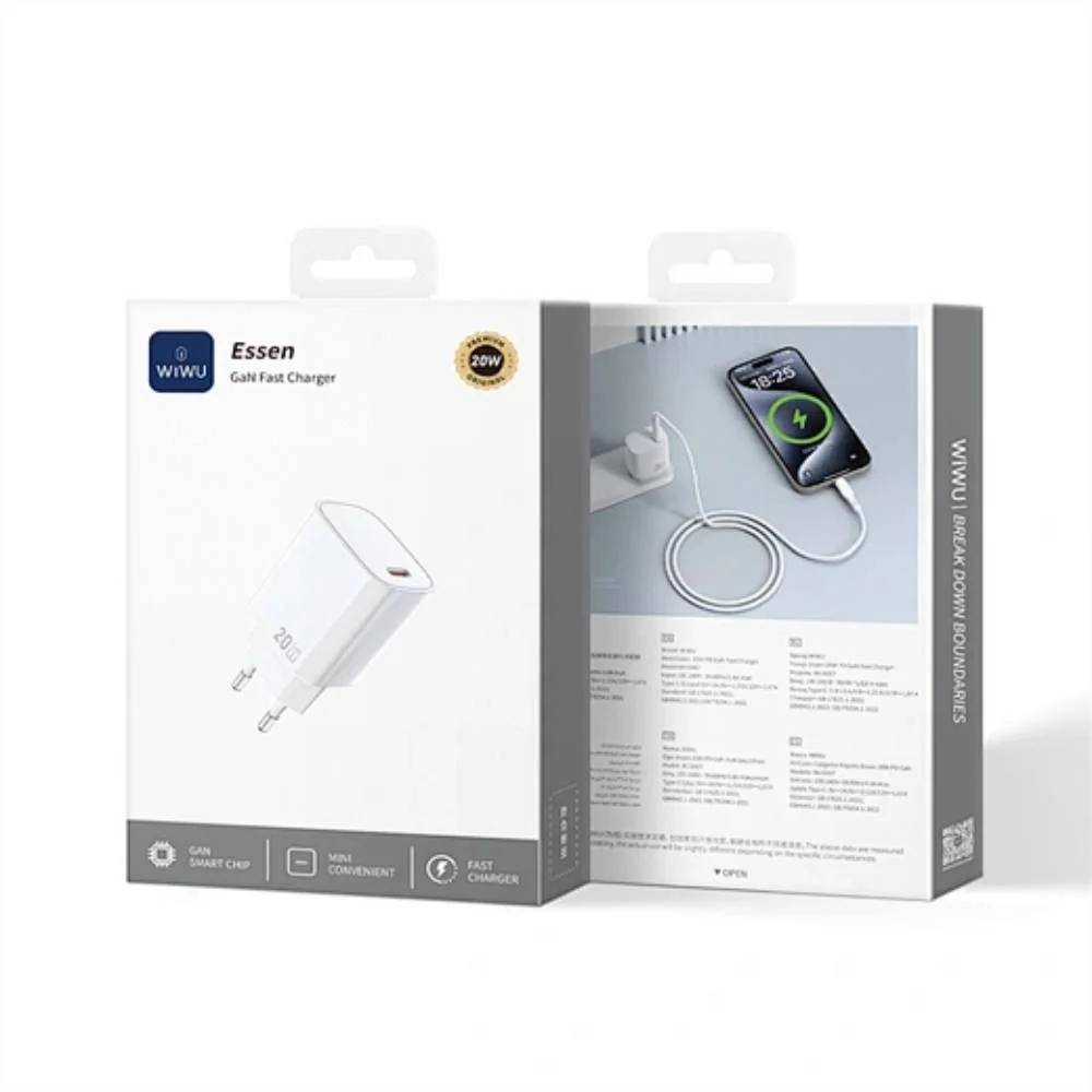 Адаптер Wiwu Essential Wi-G007 20W GaN Series