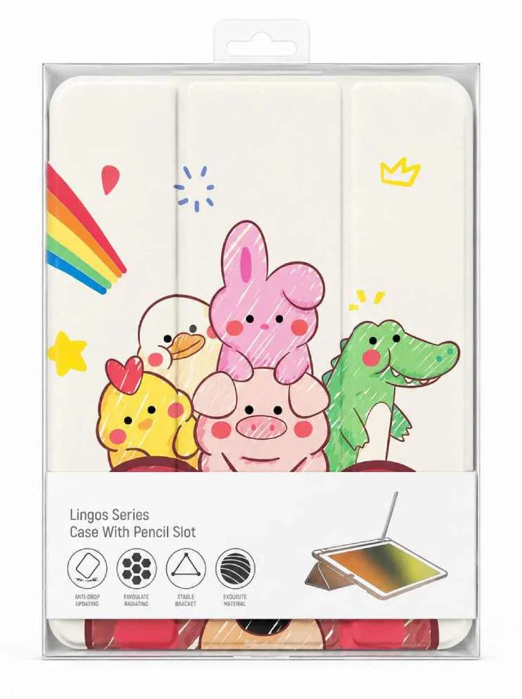 Чохол Comma для iPad Air 11 2024/2025/ Air 4/5/Pro 11 2020-2022 Lingos with Pencil Slot Series